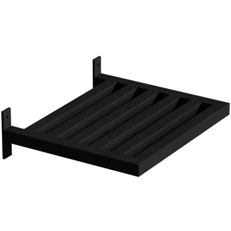 Étagère Murale d'Appoint "Caen" 35cm Noir (1/5)