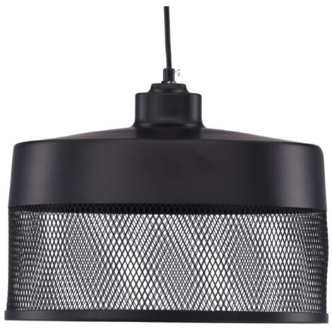 Lampe Suspension Design "Toulon" 33cm Noir (1/5)
