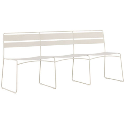 Canapé de Jardin 3 Places "Lina" 180cm Beige (1/5)