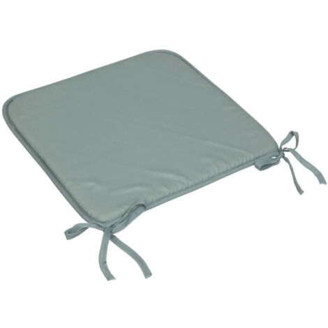 Galette de Chaise "Micro" 39x39cm Vert Céladon (1/3)