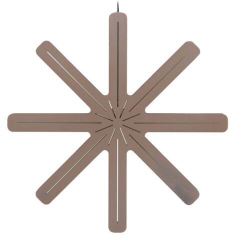 Lampe Suspension Déco "Safsen" 80cm Marron (1/5)