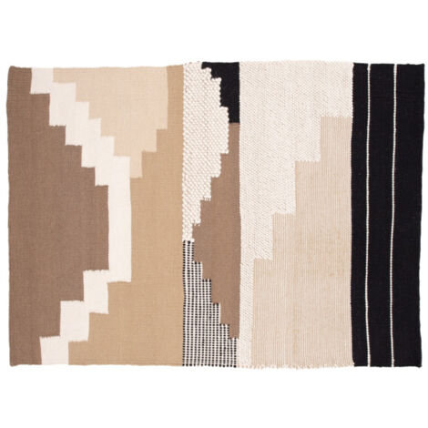 Tapis Déco en Laine "Aston" 160x230cm Multicolore (1/5)