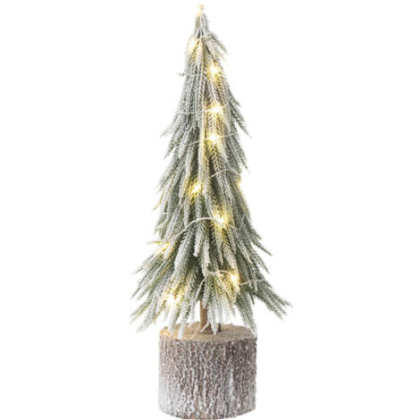Sapin de Noël Déco à LED "Luther" 45cm Vert (1/5)