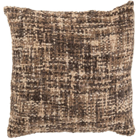 Coussin 50X50 cm en tweed tissé et fabriqué en France