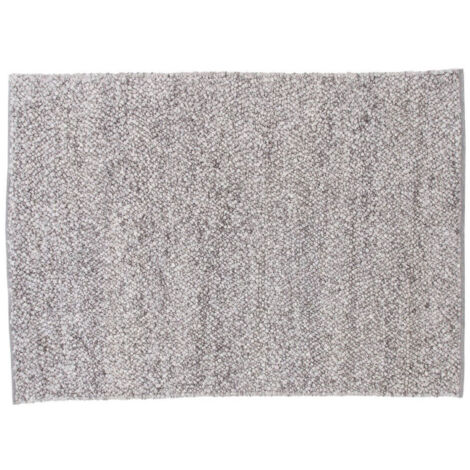 Tapis Déco en Laine "Jajru" 250x350cm Gris Clair (1/5)