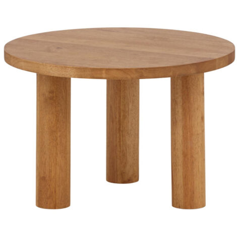 Table Basse en Bois "Duxbury" 60cm Naturel (1/5)