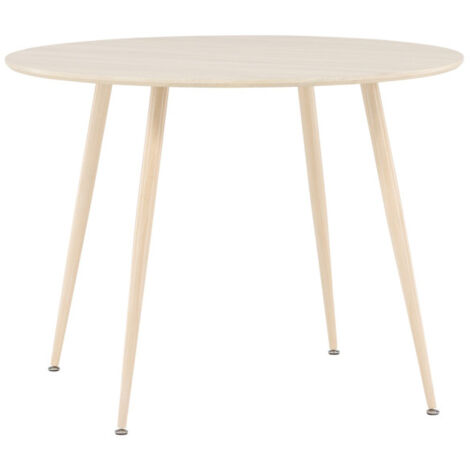 Table à Manger Design "Plaza" 100cm Naturel (1/5)