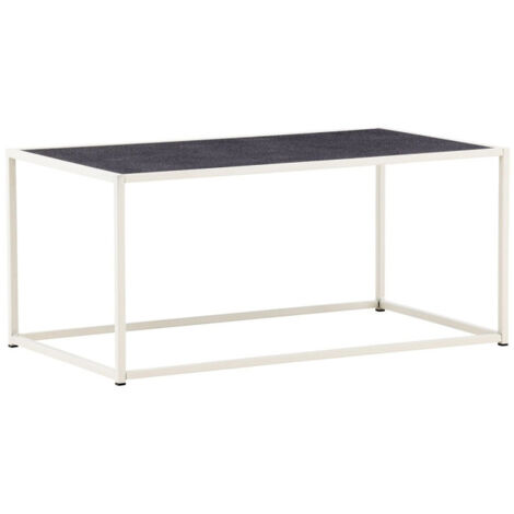 Table Basse de Jardin "Siaton" 110cm Gris (1/5)