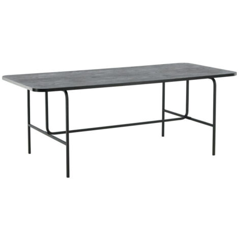 Table à Manger Design "Uno" 200cm Noir (1/5)