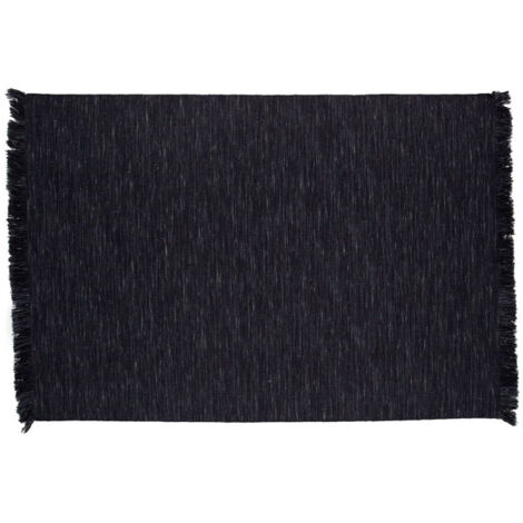Tapis Déco en Laine "Elton" 252x300cm Noir (1/5)