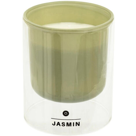 Bougie Parfumée en Verre "Ilan" 220g Jasmin (1/2)