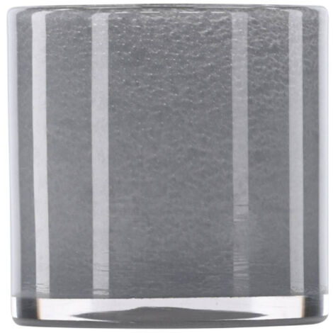 Photophore Déco "Gloria" 12cm Gris Clair (1/5)