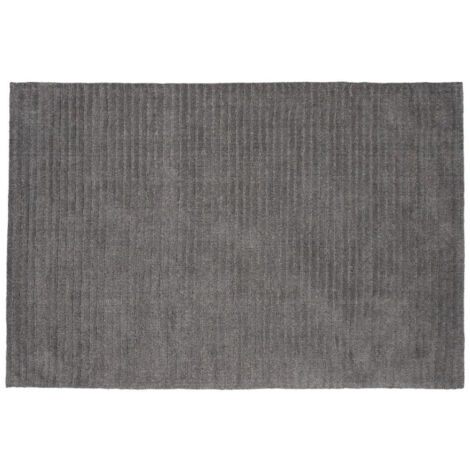 Tapis Déco en Laine "Milton" 202x300cm Gris Foncé (1/5)