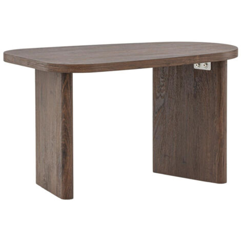 Table d'Appoint Design "Gronvik" 70cm Marron (1/5)
