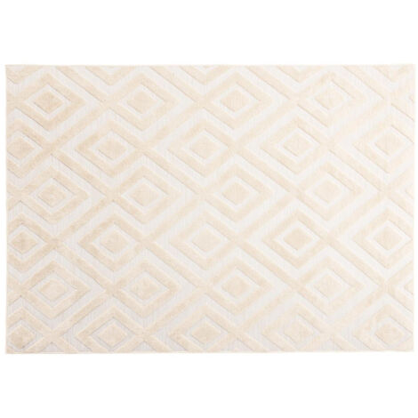 Tapis Shaggy Déco "Pia" 200x290cm Beige (1/5)