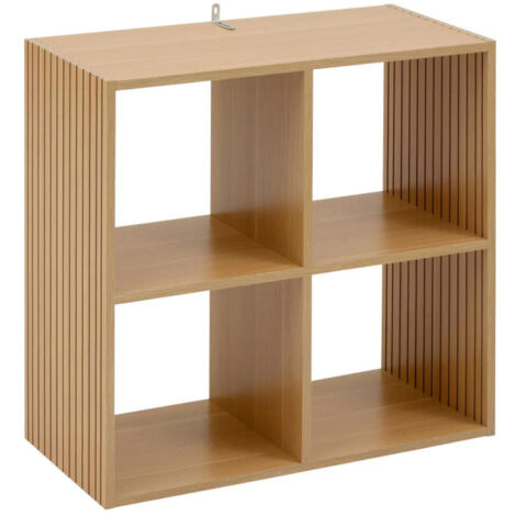 Étagère 4 Cases Mix "Tasso" 68cm Naturel (1/5)