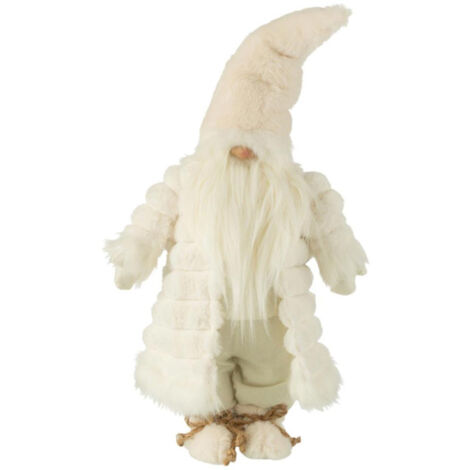Statue Déco Lutin "Veste Rembourrée" 64cm Crème (1/2)