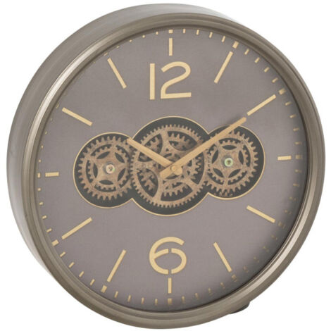 Horloge Murale Engrenage "Plum" 39cm Gris (1/3)