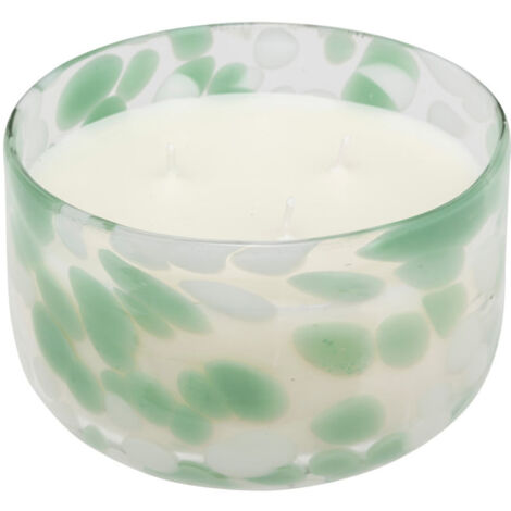 Bougie Parfumée en Verre "Mancha" 540g Fleur de Lin