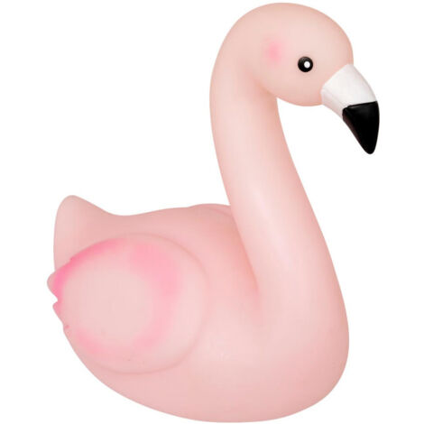 Veilleuse Enfant à Piles "Flamant Rose" 14cm Rose (1/4)