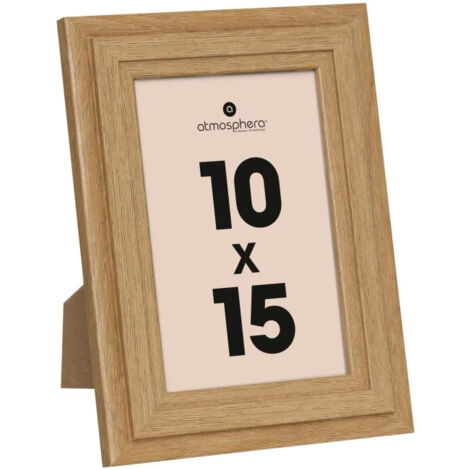 Cadre Photo Moulure "Alix" 10x15cm Marron (1/3)