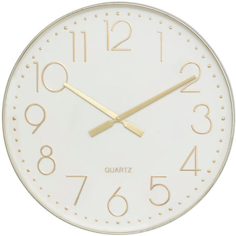 Horloge Murale Design "Laure" 50cm Doré (1/4)