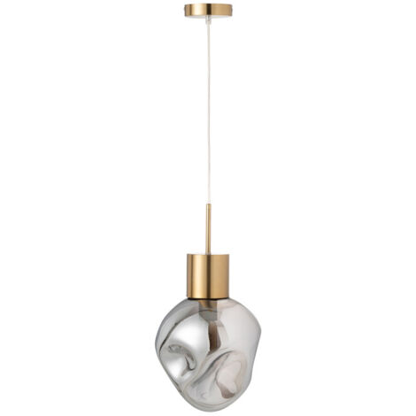Lampe Suspension Design "Kerri" 160cm Gris (1/5)