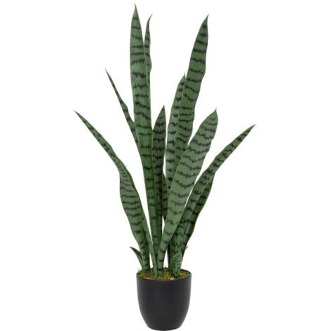 Plante Artificielle Sansevieria "Toby" 90cm Vert (1/3)