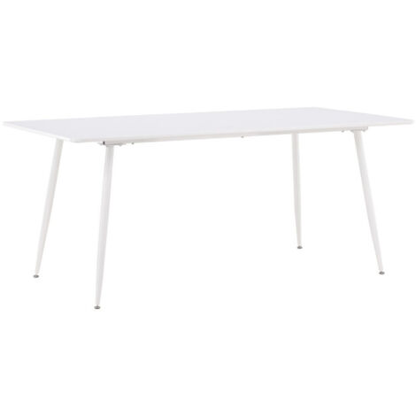 Table à Manger Design "Silar" 180cm Blanc (1/5)