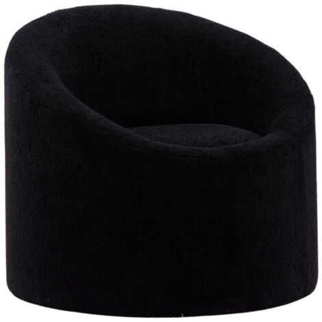 Pouf bas tissu indien brodé, motif traditionnel noir sur fond blanc