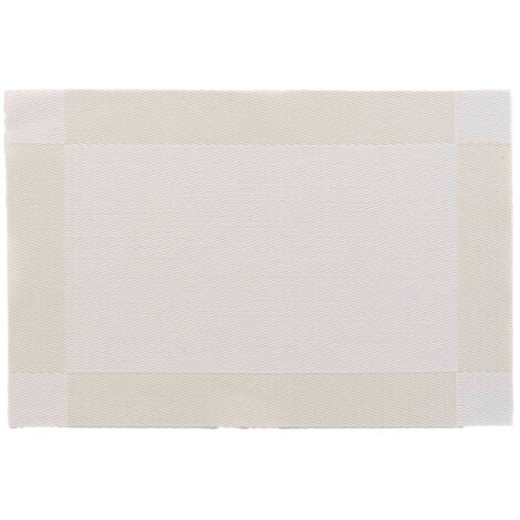 Set de Table Uni "Isaac" 30x45cm Ivoire (1/3)