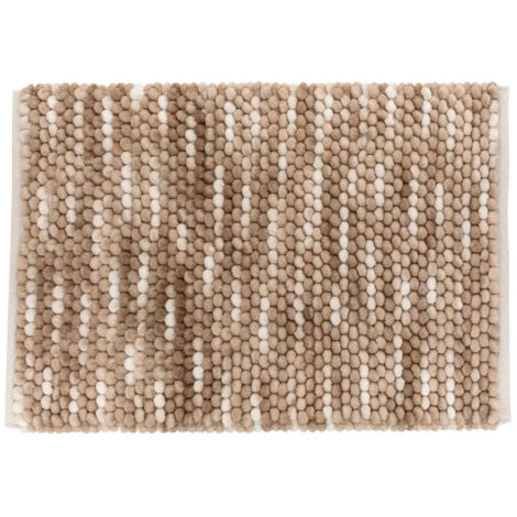 Tapis de Bain en Coton "Dégradé" 50x75cm Beige (1/2)
