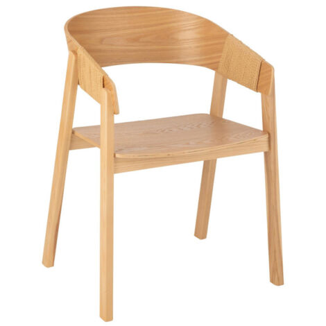 Chaise en Bois "Naga" 76cm Naturel (1/5)