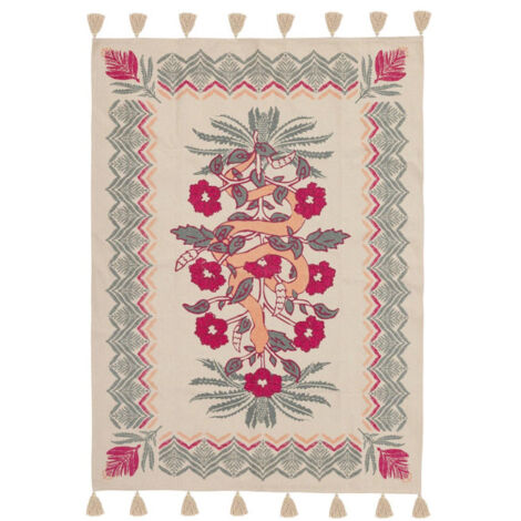 Tapis Déco Imprimé "Wild Romance" 120x170cm Multicolore (1/4)