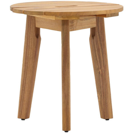 Table d'Appoint en Bois "Chania" 42cm Naturel (1/5)