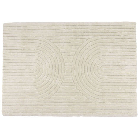 Tapis Déco Texturé "Niklas" 200x290cm Blanc (1/5)