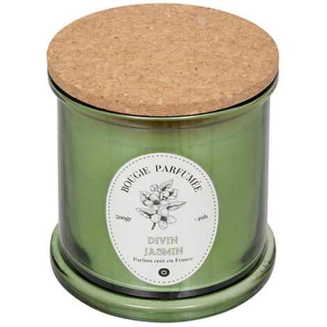 Bougie Parfumée "Hapo" 500g Divin Jasmin (1/4)