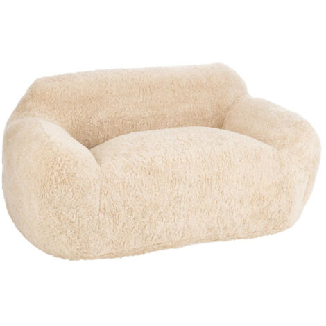 Canapé Droit 2 Places "Cutie" 152cm Beige (1/5)