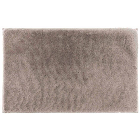 Tapis Imitation Fourrure "Feline" 60x90cm Taupe (1/5)