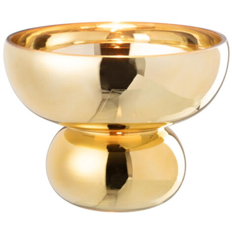 Photophore Design Bol "Cléa" 23cm Doré