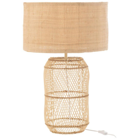Lampe à Poser en Bambou "Mush" 69cm Naturel (1/3)