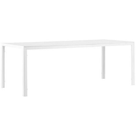 Table de Jardin "Break" 205cm Blanc (1/5)