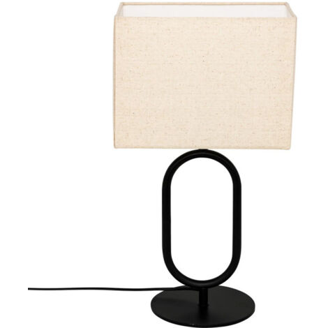 Lampe à Poser Design en Métal "Alec" 52cm Noir (1/4)