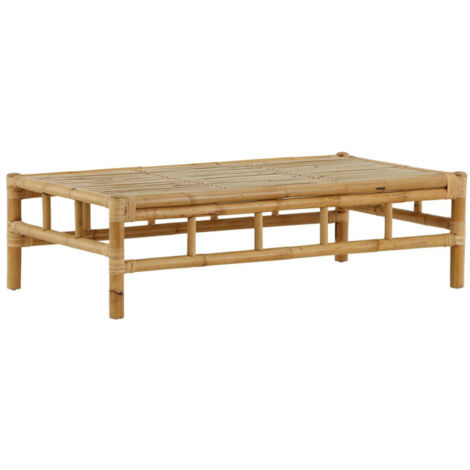 Table Basse de Jardin "Cane" 120cm Naturel (1/5)