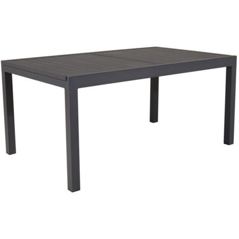 Table de Jardin Extensible "Marbella" 160-240cm Noir (1/5)