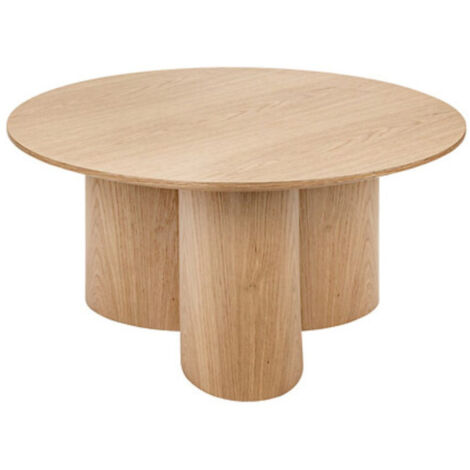 Table Basse Design "Aliona" 80cm Naturel (1/5)