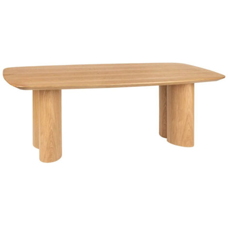 Table à Manger Design "Aliona" 220cm Naturel (1/3)