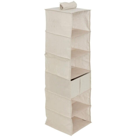 Colonne de Rangement à Suspendre "Dressy" 127cm Beige (1/5)