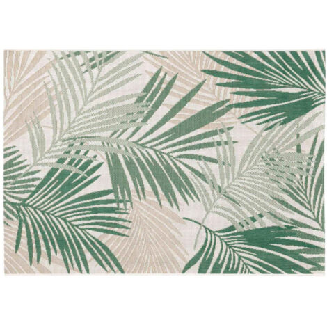 Tapis Déco Tissé "Joao" 120x170cm Vert (1/5)