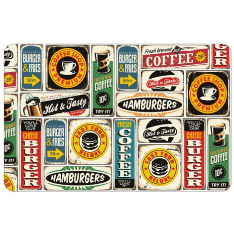 Set de Table Imprimé "Americano" 28x44cm Multicolore